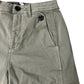 Khaki Washed Barrel Chino Trousers Size 8L