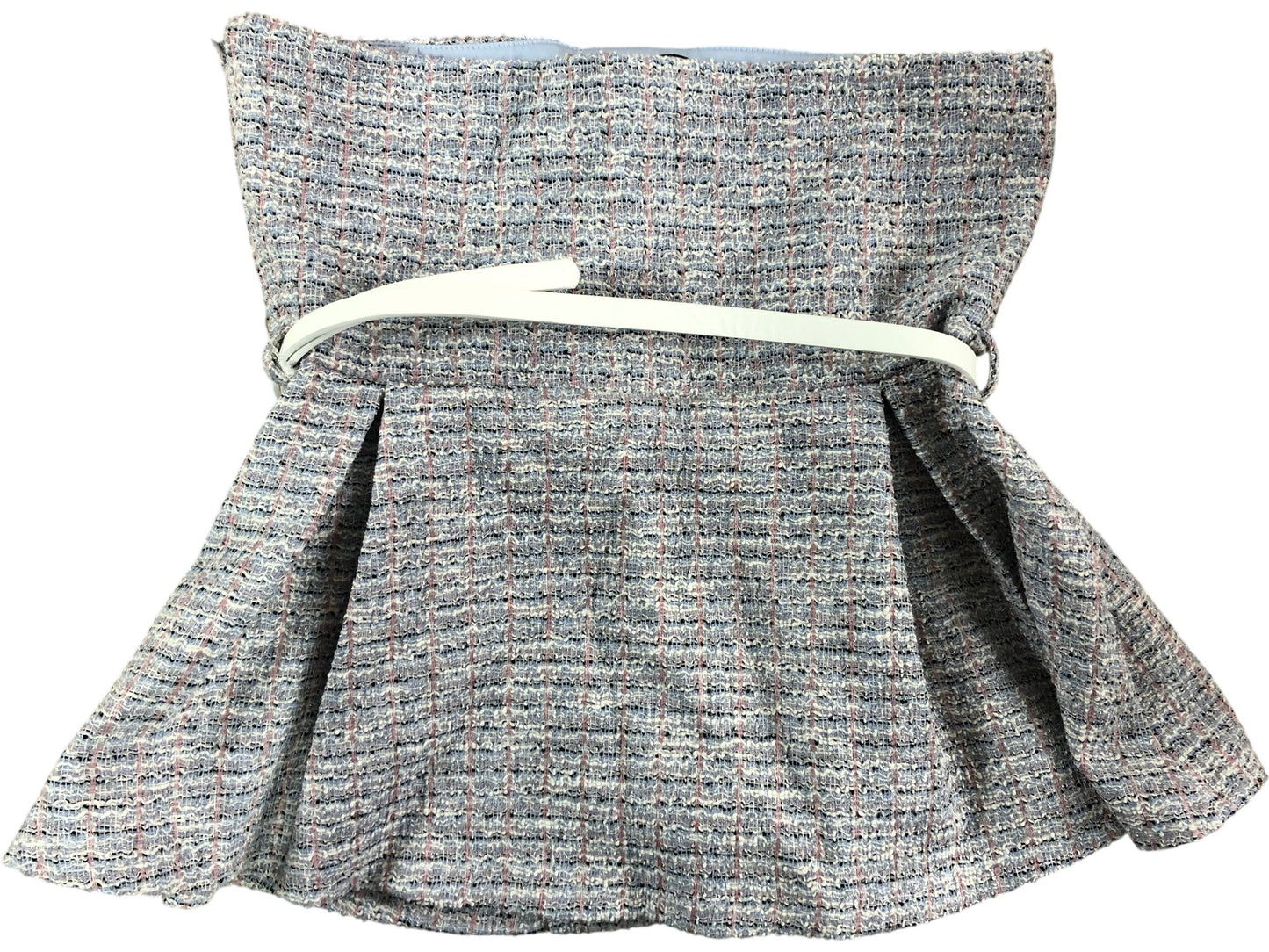 Rivers Island Purple Light Garden Pattern Skirt M Women's Pleated Style