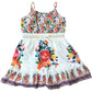 River Island Del Maar Girls Dress 2-3 Years Floral Print Summer Dress