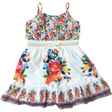 River Island Del Maar Girls Dress 2-3 Years Floral Print Summer Dress
