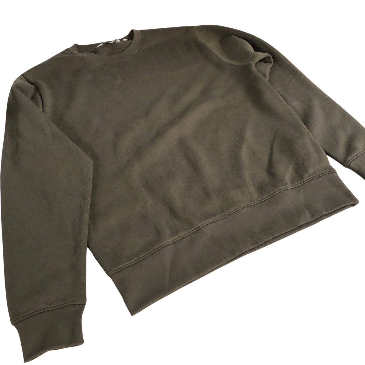 Kangaroo Poo Sweatshirt Size M Men's Olive Green Cotton Blend High Quality