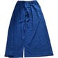 Navy Trousers UK Size 10 Wide Leg Casual Comfortable Polyester