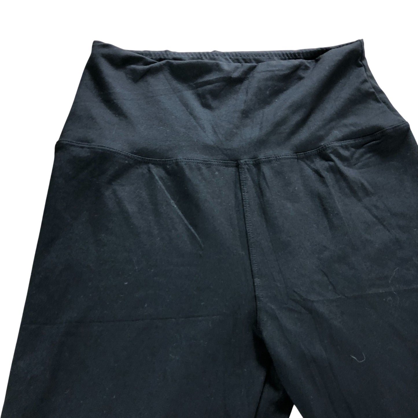 Leggings S-M Women's Black High Waist Stretch Polyester Spandex