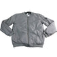 AVANT GARDE Paris Bomber Jacket M Men's Grey Zip Up Casual Outerwear Lightweight