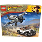 LEGO INDIANA JONES Fighter Plane Chase Set 77012 Complete Building Toy
