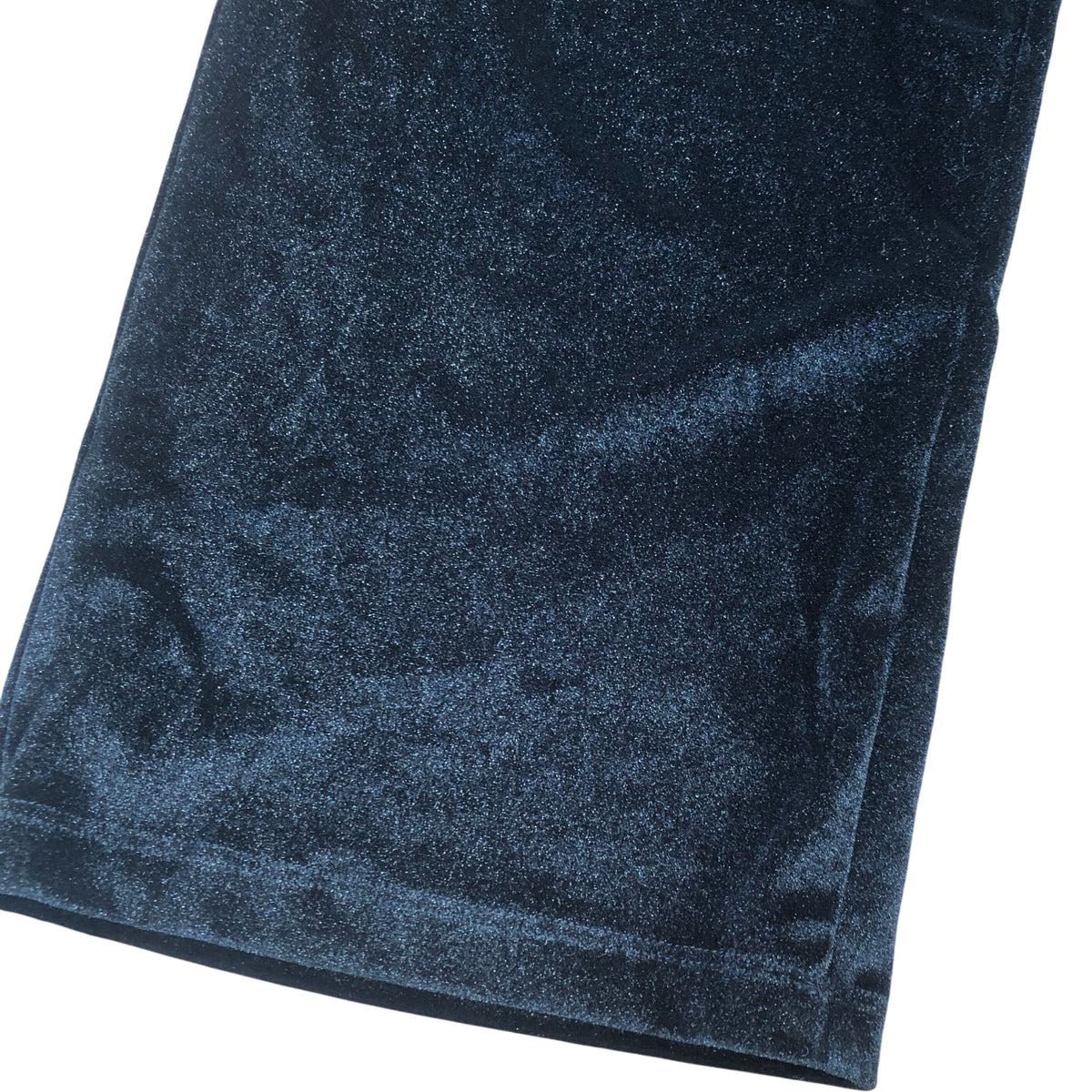 Kids Wide Leg Black Velvet Trousers 9 Years