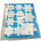 135 Pcs Snowflake Christmas Decorations Window Clings