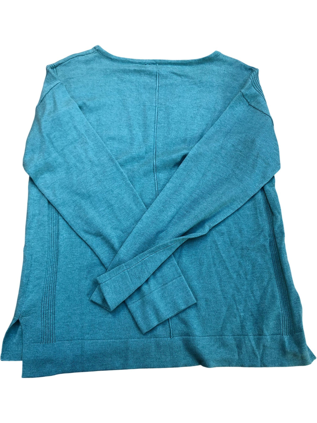 Women's Sweater Size 8 Medium Long Sleeve Green Cotton Blend
