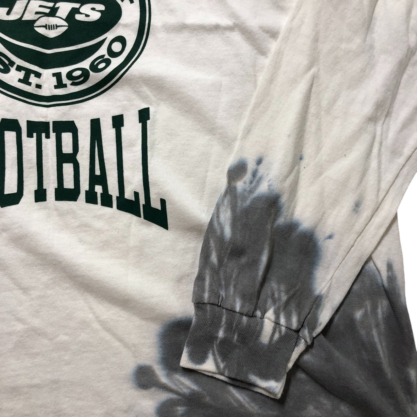 Junk Food Clothing NFL New York Jets Tie Dye Long Sleeve Flea Market Tee M