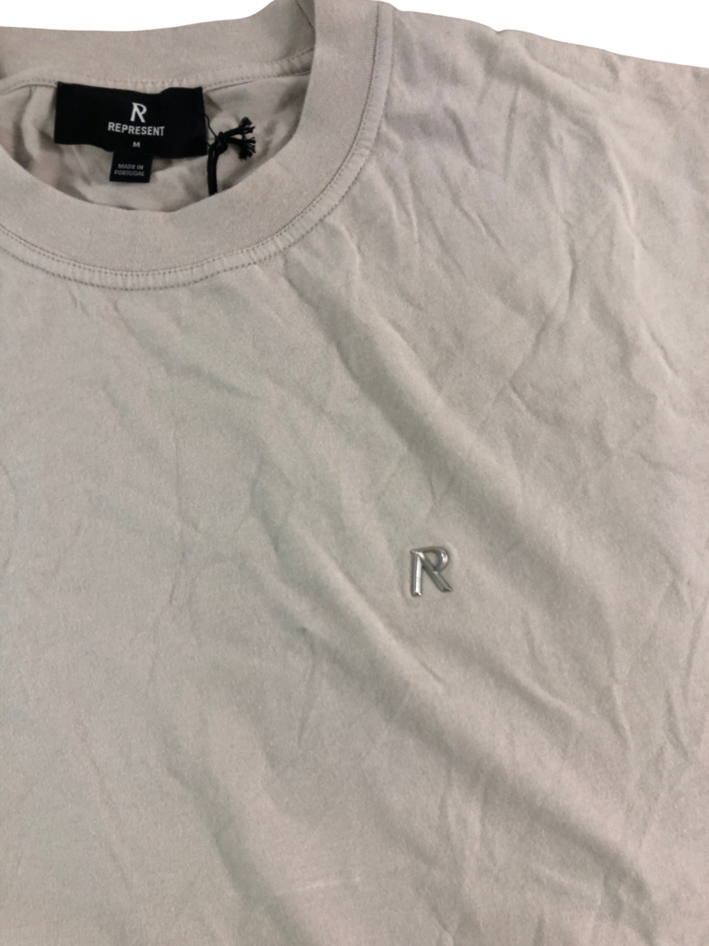 REPRESENT Metal Initial R T-Shirt Size M Men's Casual Cotton Concrete