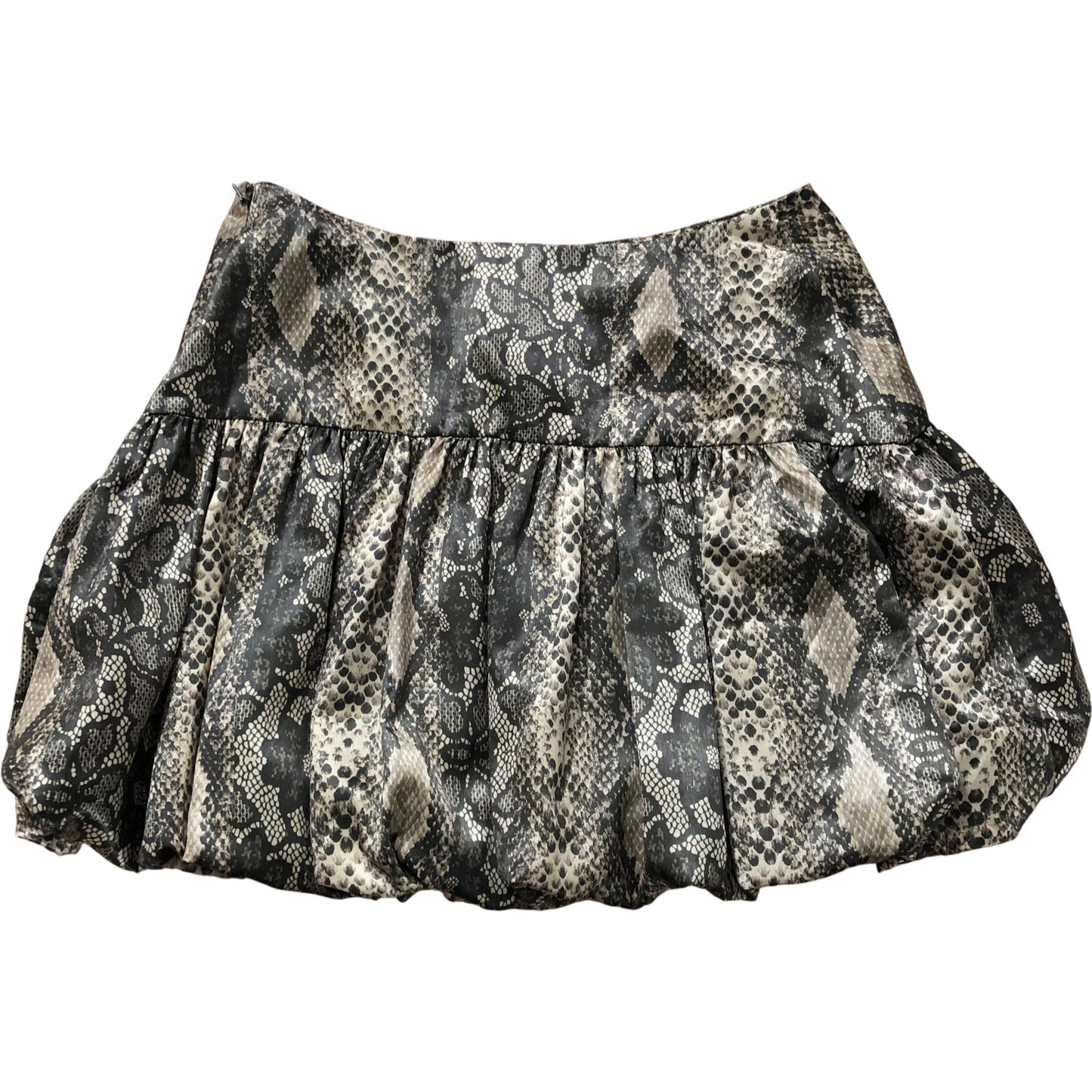 River Island Women's Snake Print Short Bubble Skirt Size 10
