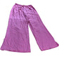 River Island Wide Leg Trousers UK14 Women's Pink Lounge Bottoms Viscose