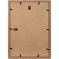 Three Brown Wooden Picture Frame Wall Mountable A3