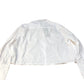 Baukjen Organic Cotton Cropped Shirt Size Women's White Long Sleeve Classic