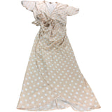 Dancing Leopard Nude Polka Dot Wrap Dress - Size 18
