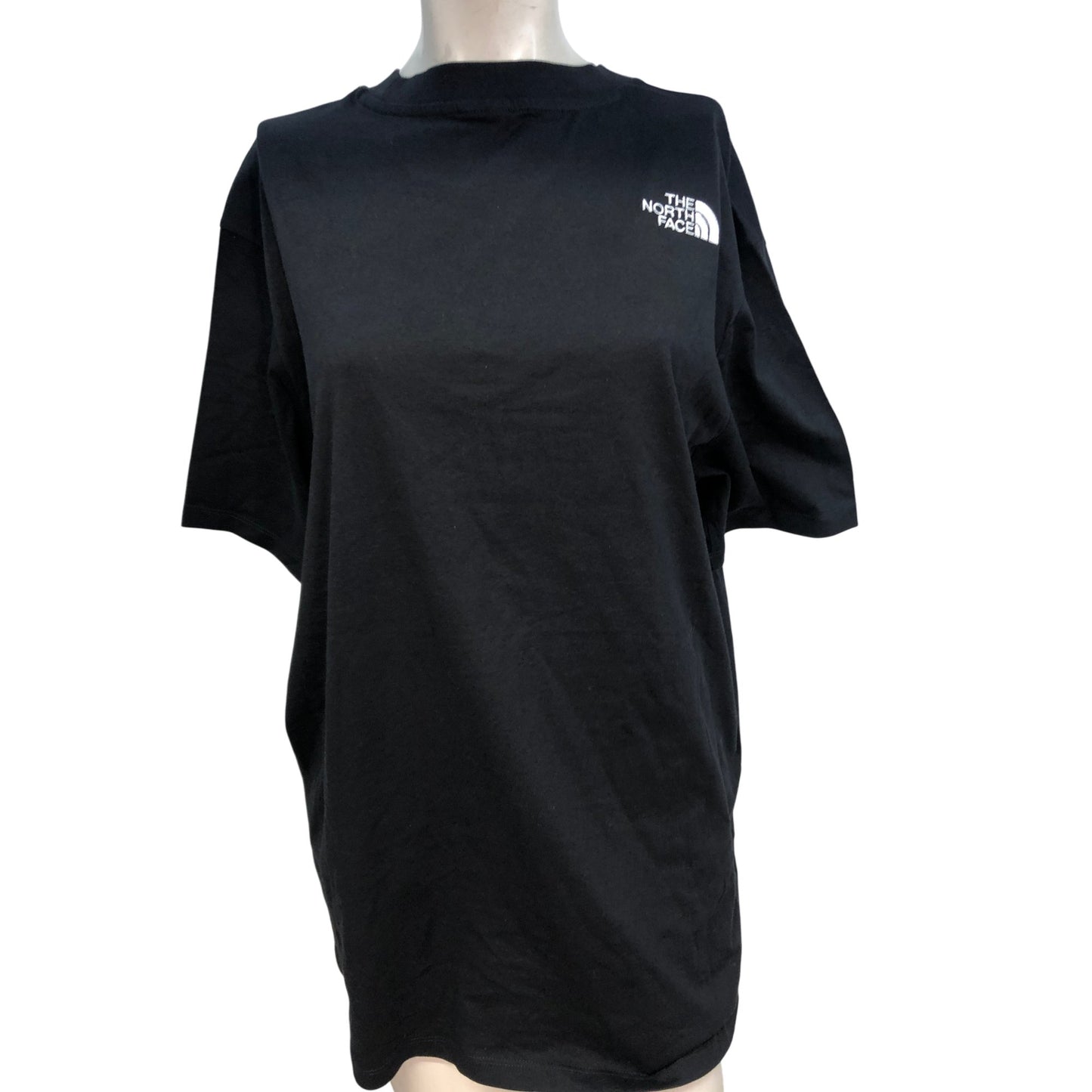 The North Face Women's Large Black T Shirt Casual Style Short Sleeve Cotton