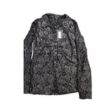 River Island Lace Shirt UK8 Women's Black Floral Pattern Long Sleeve