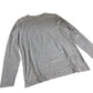 Kangaroo Poo Long Sleeve T-Shirt Size M Men's Grey Cotton Blend Soft Fabric