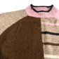 Medway Colourblock Sweater UK20 Women's Knit Jumper Natural Multi