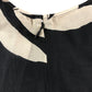 Branded Black Poppy Leaf Print Maxi Dress - Size 6