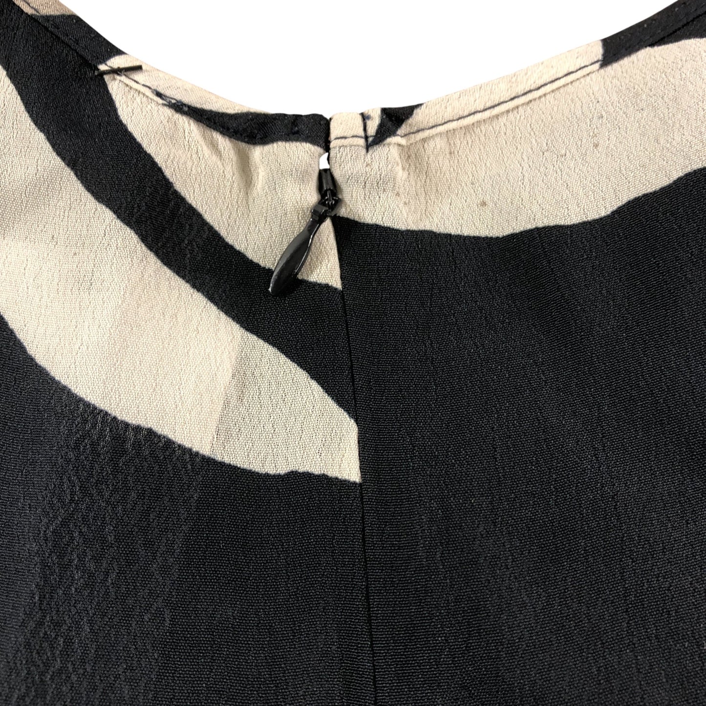 Branded Black Poppy Leaf Print Maxi Dress - Size 6