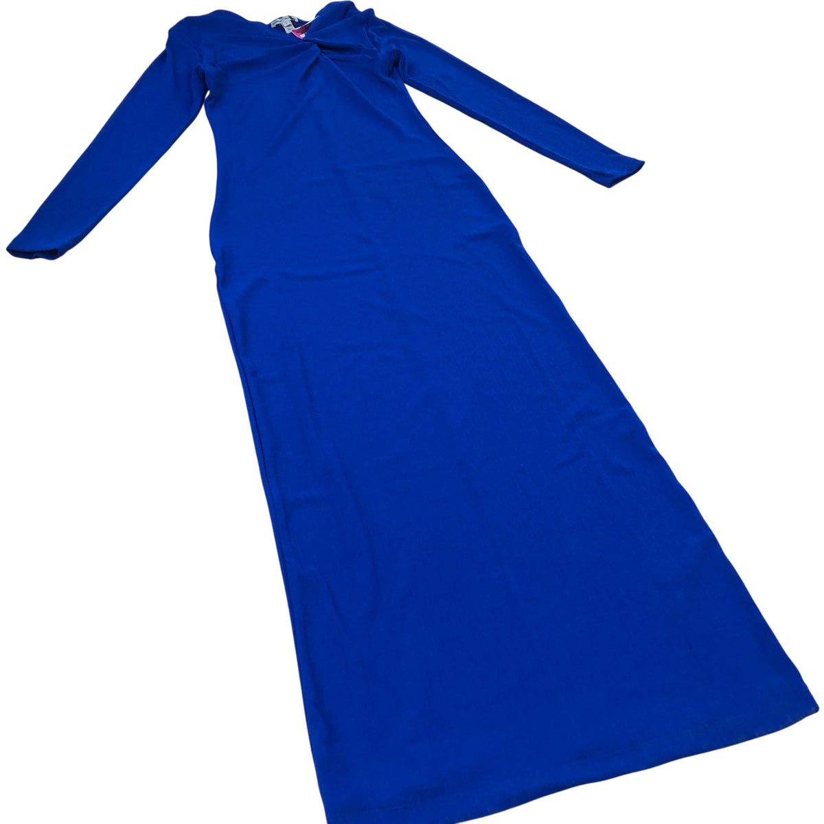 River Island Long Sleeve Blue Dress Women Elegant Fitted Outwear Party