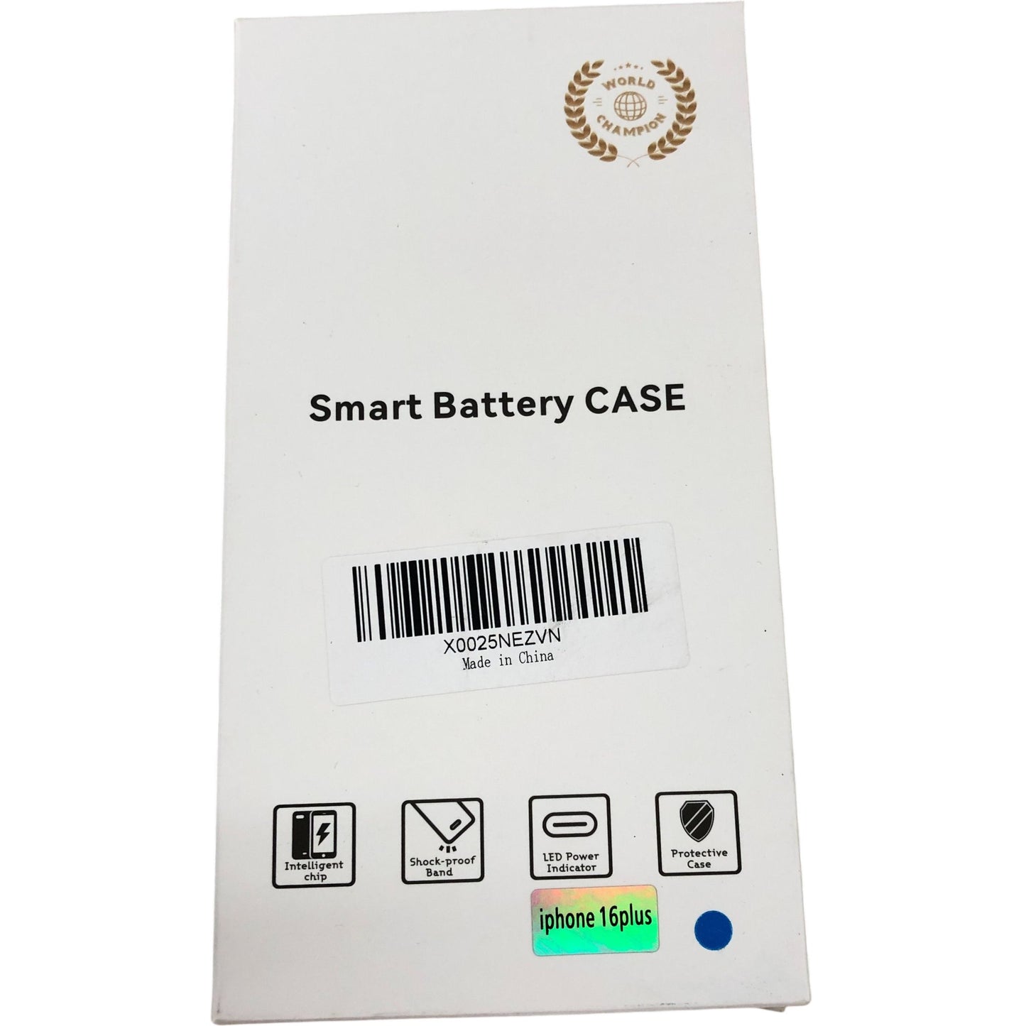 Smart Battery Case for iPhone 16 Plus HY-16 Rechargeable Protective Cover