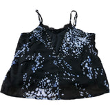 Branded Black Wild Print Cami Top - Size 12