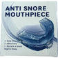 Anti Snore Mouthpiece Adjustable Snoring Solution BPA Free Sterilised Container