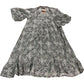 Unmade Copenhagen Dress Size S-M Women's Printed Viscose Midi Puff Sleeve
