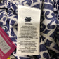Boden Wide Leg Trousers Women's Viscose Navy Blue Patterned Summer Pants UK12