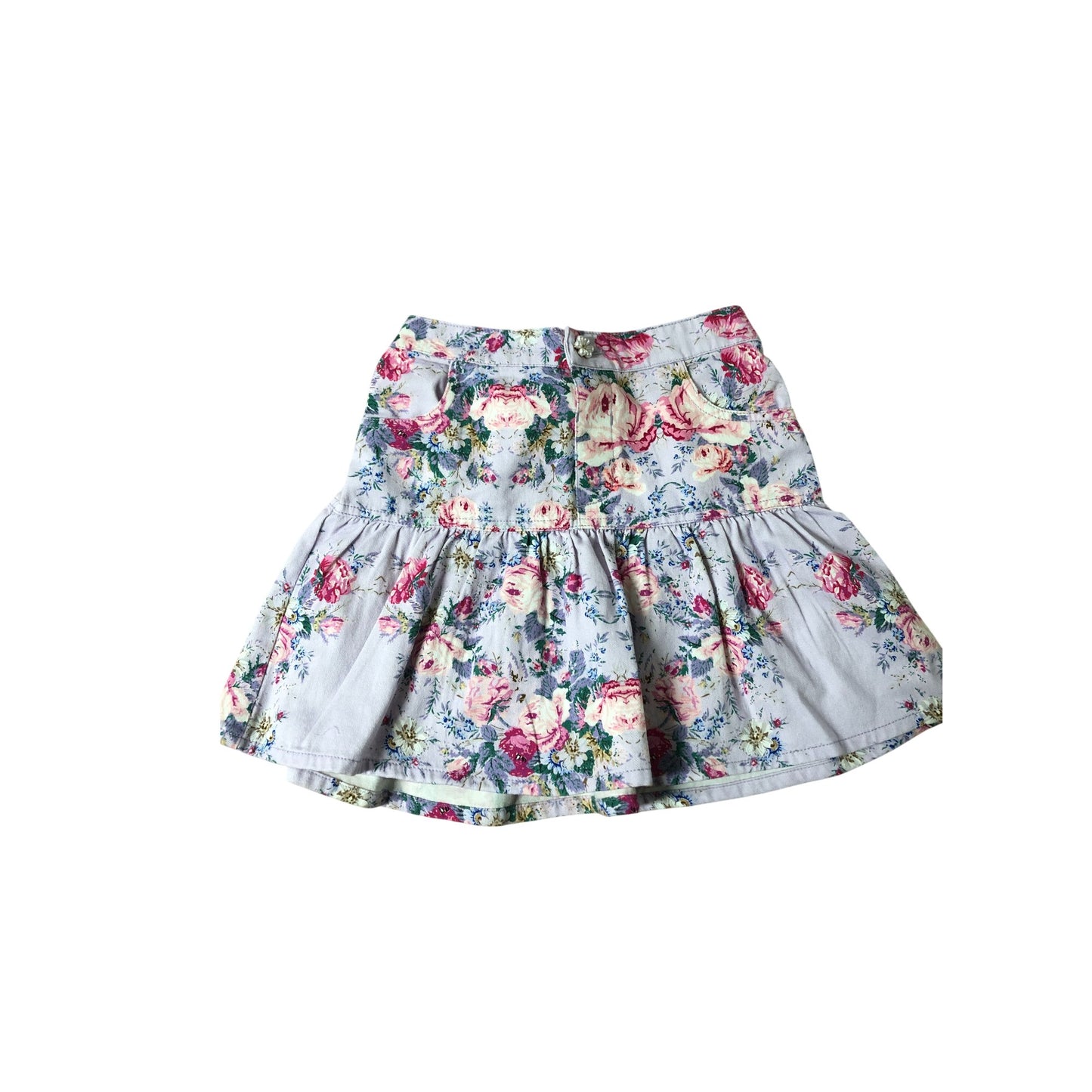River Island Girl's Floral Lilac Skirt 10 Years