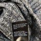 River Island Knit Sweater Comfortable Grey Ribbed Loose Fit Top