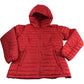 COLUMBIA Hooded Puffer Jacket Size Medium Men's Red Thermal Outerwear