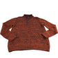 Albany Twisted Button Neck Sweater XL Men's DK Orange