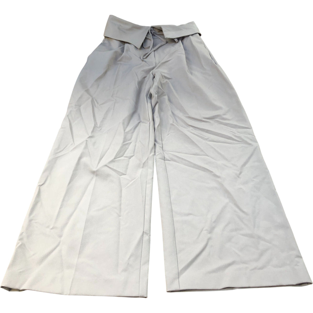 River Island Trousers Size 12 Women's Wide Leg Lightweight Fabric Casual Grey