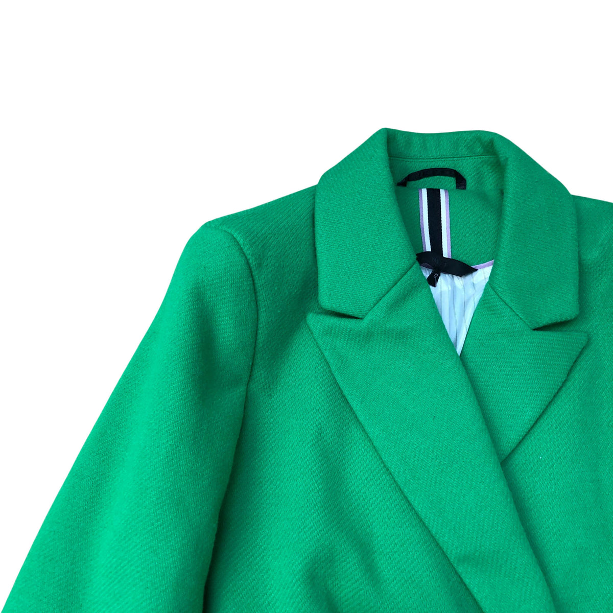 Bright Green Double Breasted Coat