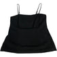 River Island UK12 Women's Black Camisole Top Adjustable Removeable Straps