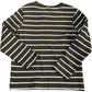 Kids Long Sleeve Khaki & White Striped Top 5-6 Years