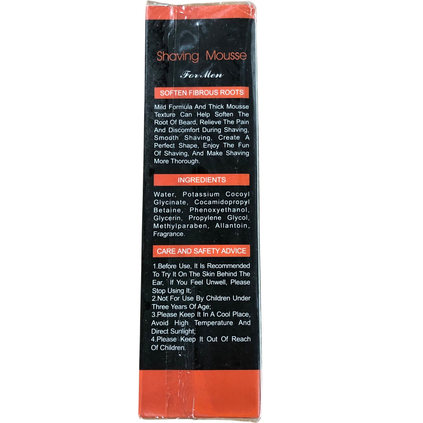 SADOER Mild Shaving Mousse For Men 60ml Smooth Shave Rich In Foam