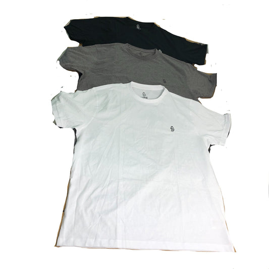 Luke Men's Classic T-Shirt 3 Pack Size 3XL White Grey Black
