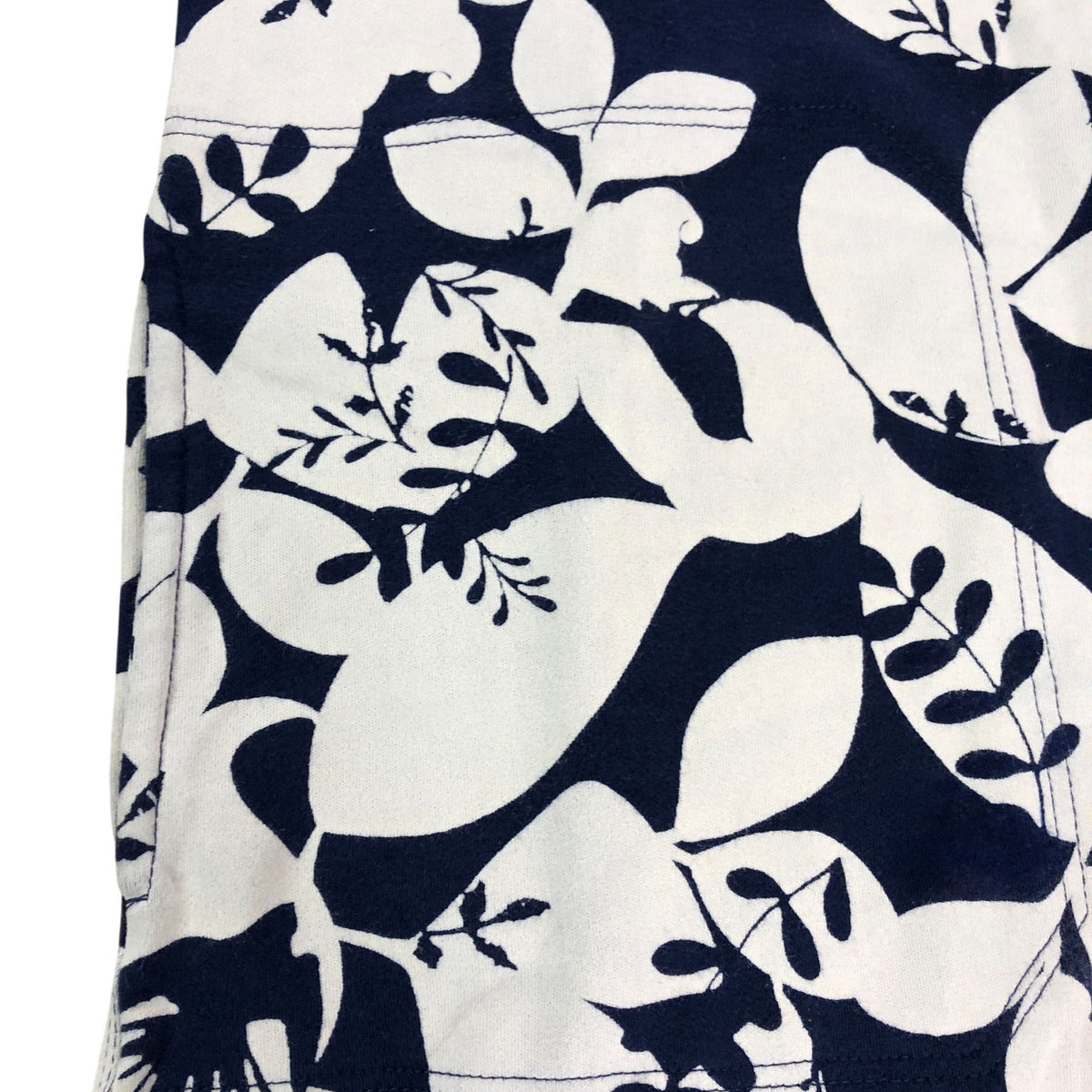 Floral Dress Women's Navy Multi Cotton Long Sleeve