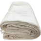 Large White 100% Cotton Quilted Throw 270x260cm