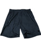 Black Work Out Shorts Lightweight Polyester Men's Large