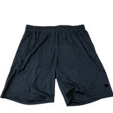 Black Work Out Shorts Lightweight Polyester Men's Large