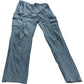 River Island Skinny Fit Cargo Trousers Grey Small Short