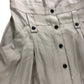 Shirt Dress UK10 Women's Khaki Short Sleeve Button Up