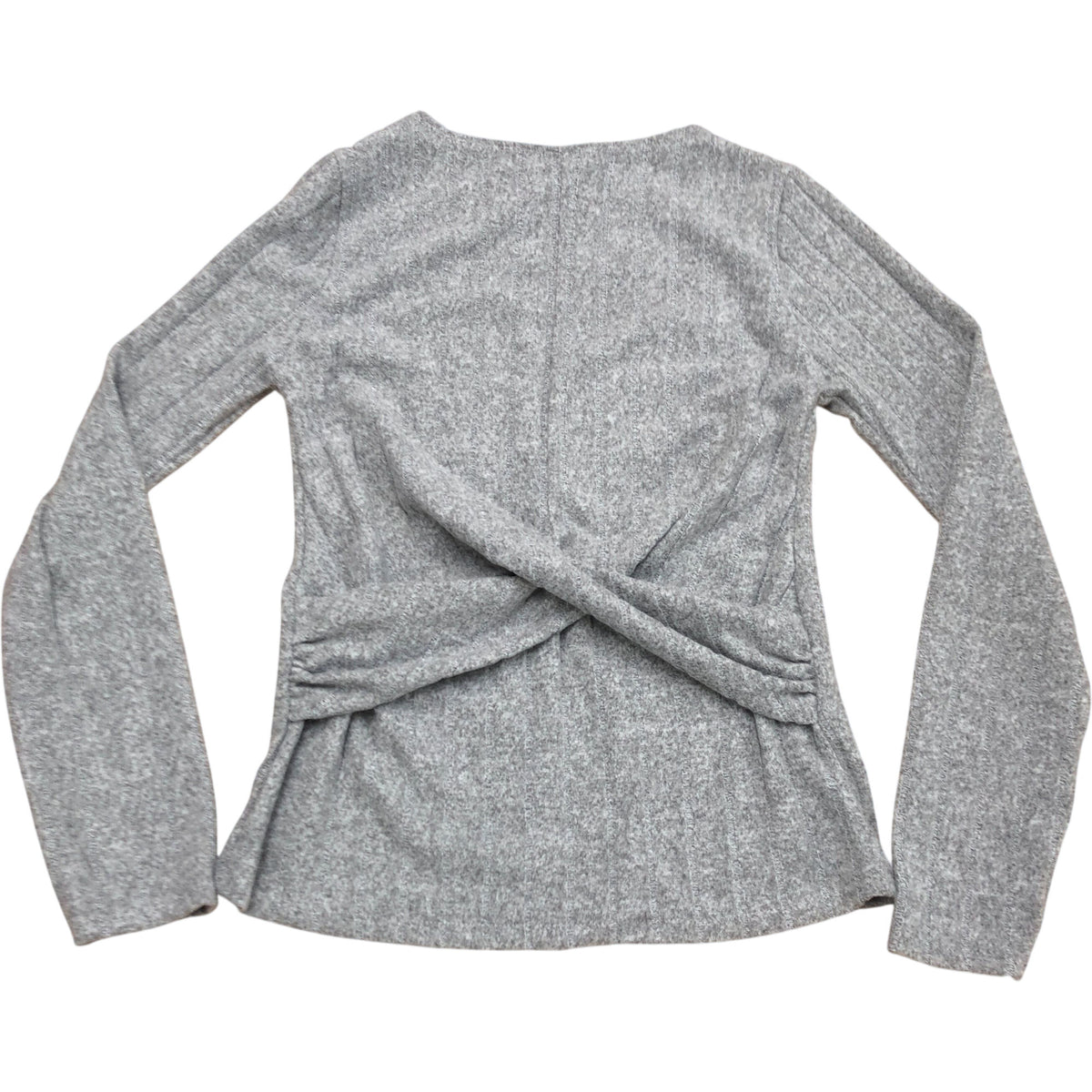 River Island Grey Long Sleeve Ruched Sweater