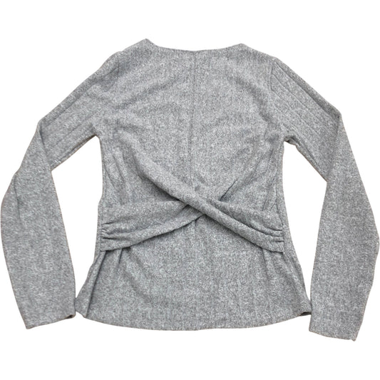 River Island Grey Long Sleeve Ruched Sweater