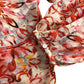 Floral Print Blouse UK XS Women's Ruffled Long Sleeve